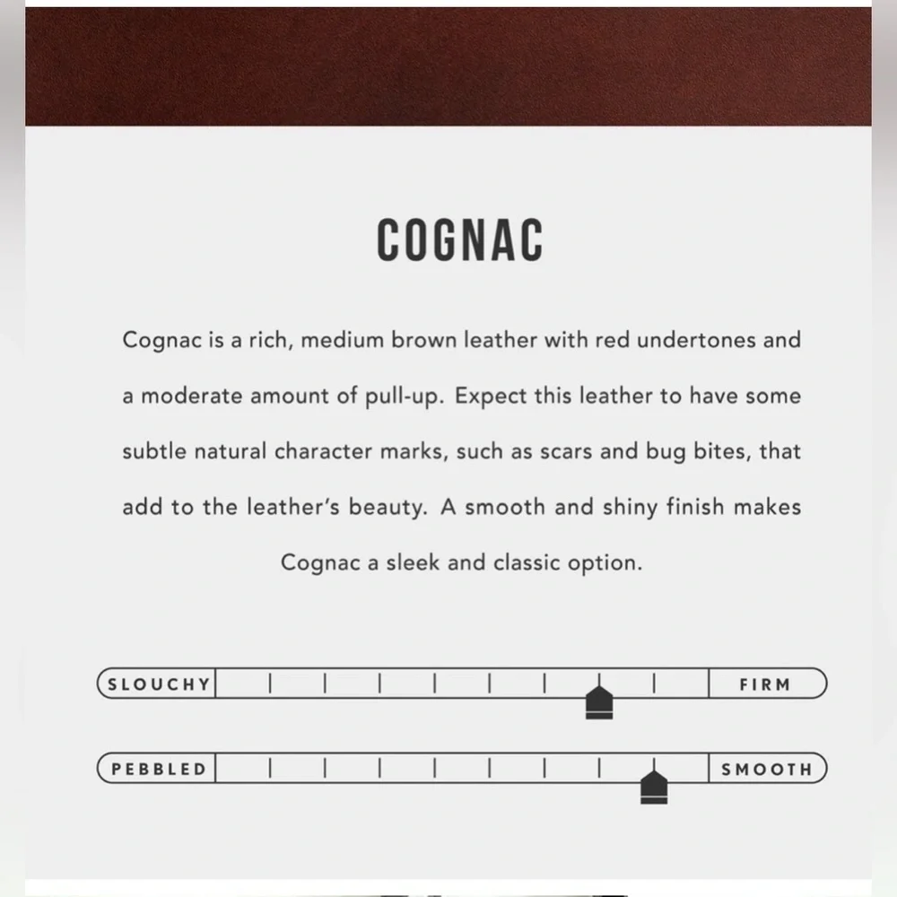 Portland  hand made Leather Medium Classic Tote in Cognac - Picture 12 of 13